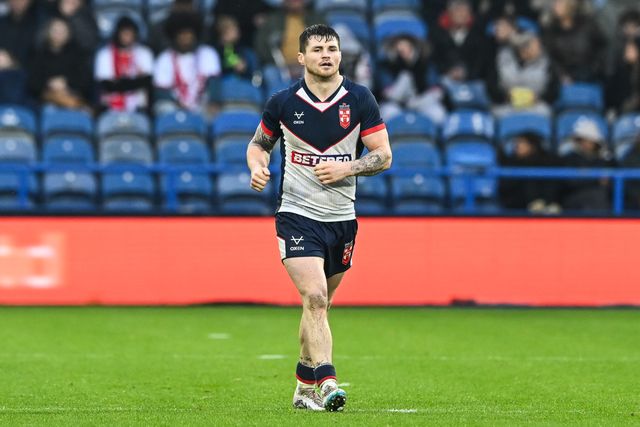 John Bateman of England during the Rugby League International match England vs Tonga at John Smith's Stadium, Huddersfield, United Kingdom, 28th October 2023

(Photo by Craig Thomas/News Images)