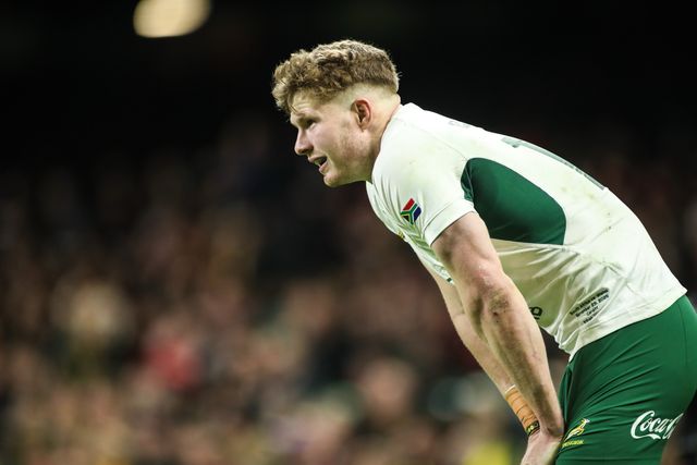 Ethan Hooker of South Africa during the Quilter Nations Series 2025 match Wales vs South Africa at Principality Stadium, Cardiff, United Kingdom, 29th November 2025

(Photo by Andrew Lewis/News Images)

*** GER AUT SUI OUT ***