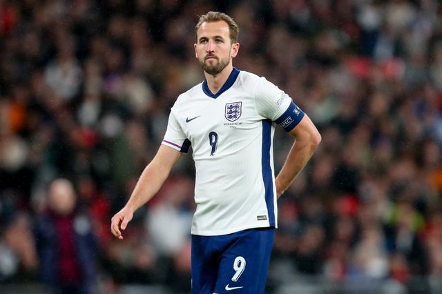Harry Kane of England during the UEFA Nations League, League B - Group 2 match England vs Republic of Ireland at Wembley Stadium, London, United Kingdom, 17th November 2024

(Photo by Gareth Evans/News Images)