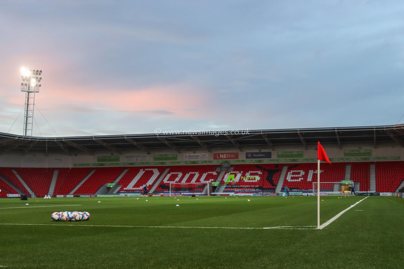 A general view of the Keepmoat stadium