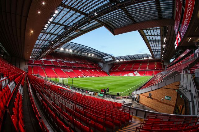 A general view of Anfield ahead of the Emirates FA Cup Third Round match Liverpool vs Barnsley at Anfield, Liverpool, United Kingdom, 12th January 2026

(Photo by Alfie Cosgrove/News Images)