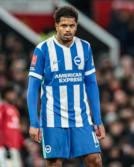 Georginio Rutter of Brighton & Hove Albion during the Emirates FA Cup Third Round match Manchester United vs Brighton and Hove Albion at Old Trafford, Manchester, United Kingdom, 11th January 2026

(Photo by Mark Cosgrove/News Images)