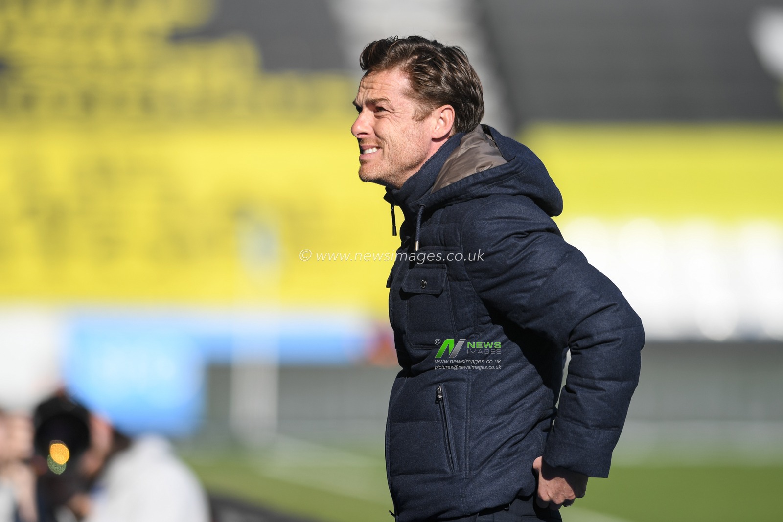 Scott Parker manager of Bournemouth before the game