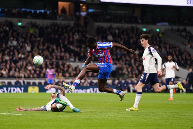 Ismaila Sarr of Crystal Palace during the Premier League match Tottenham Hotspur vs Crystal Palace at Tottenham Hotspur Stadium, London, United Kingdom on 05 March 2026

(Photo by Harvey Murphy/News Images)