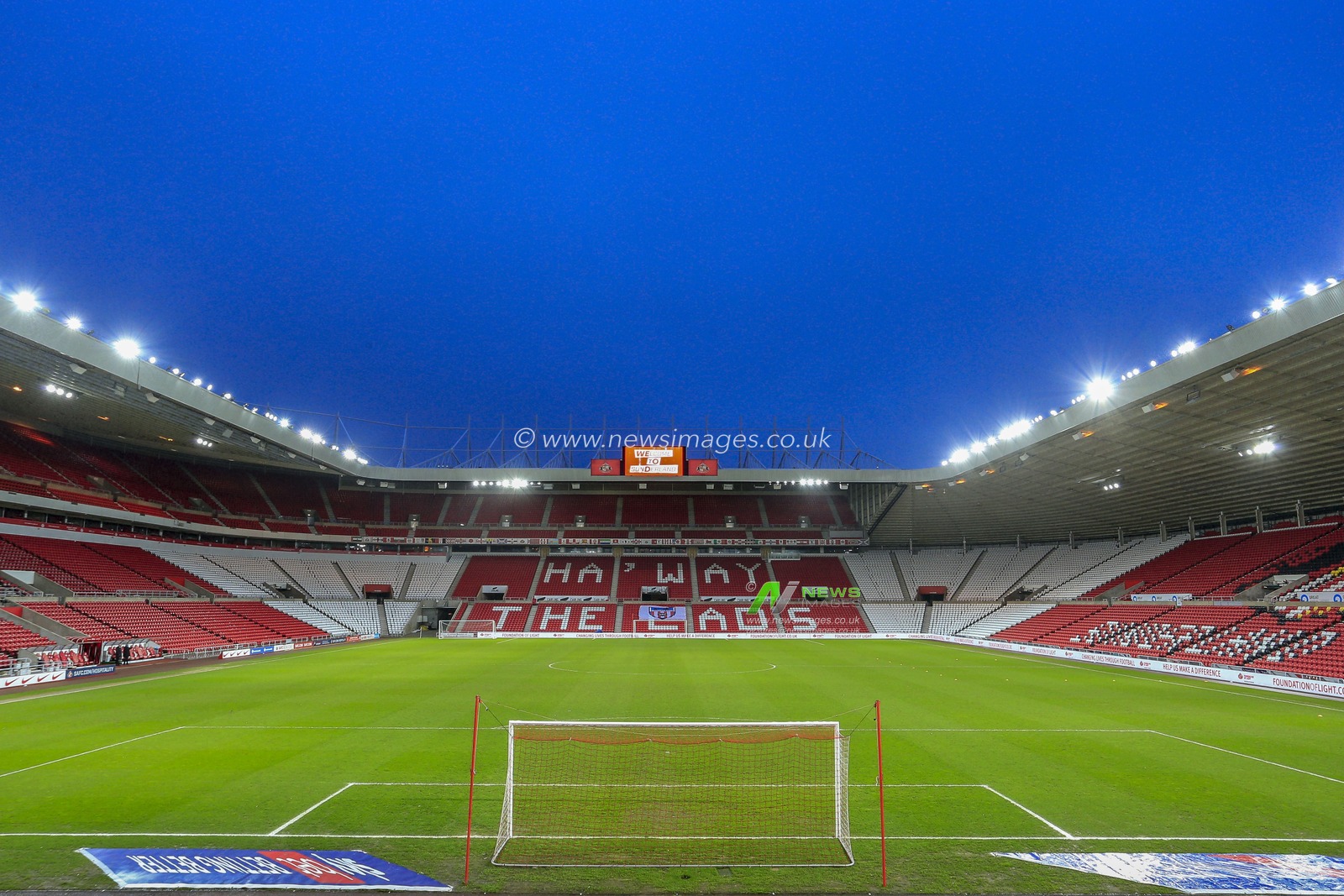 A general view of the Stadium of Light ahead of the Sky Bet League One match between Sunderland and Fleetwood Town