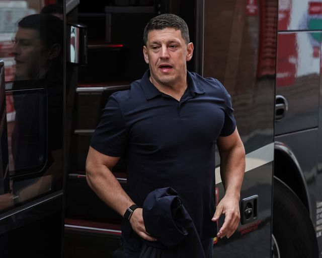 Matt Peet head coach of Wigan Warriors arrives during the Betfred Super League round 12 match Hull KR vs Wigan Warriors at Sewell Group Craven Park, Hull, United Kingdom on 21 May 2026

(Photo by Mark Cosgrove/News Images)