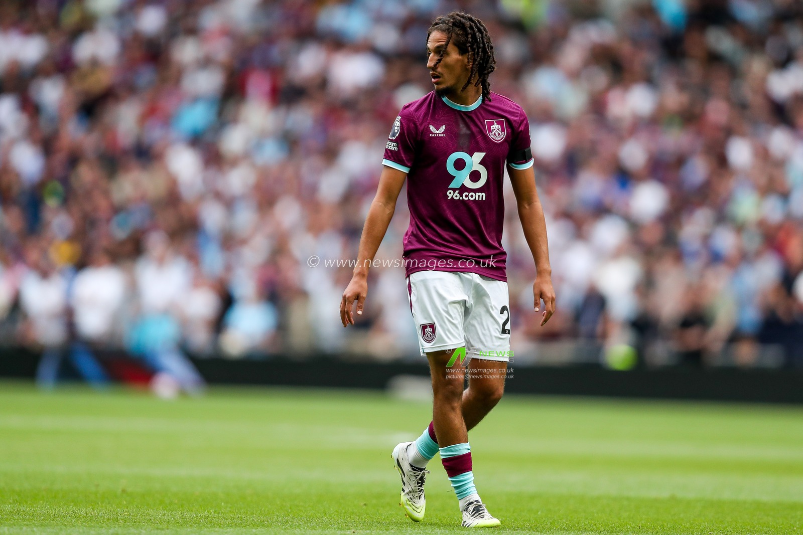 Hannibal of Burnley looks on during the Premier League match Tottenham Hotspur vs Burnley at Tottenham Hotspur Stadium, London, United Kingdom, 16th August 2025

(Photo by Izzy Poles/News Images)