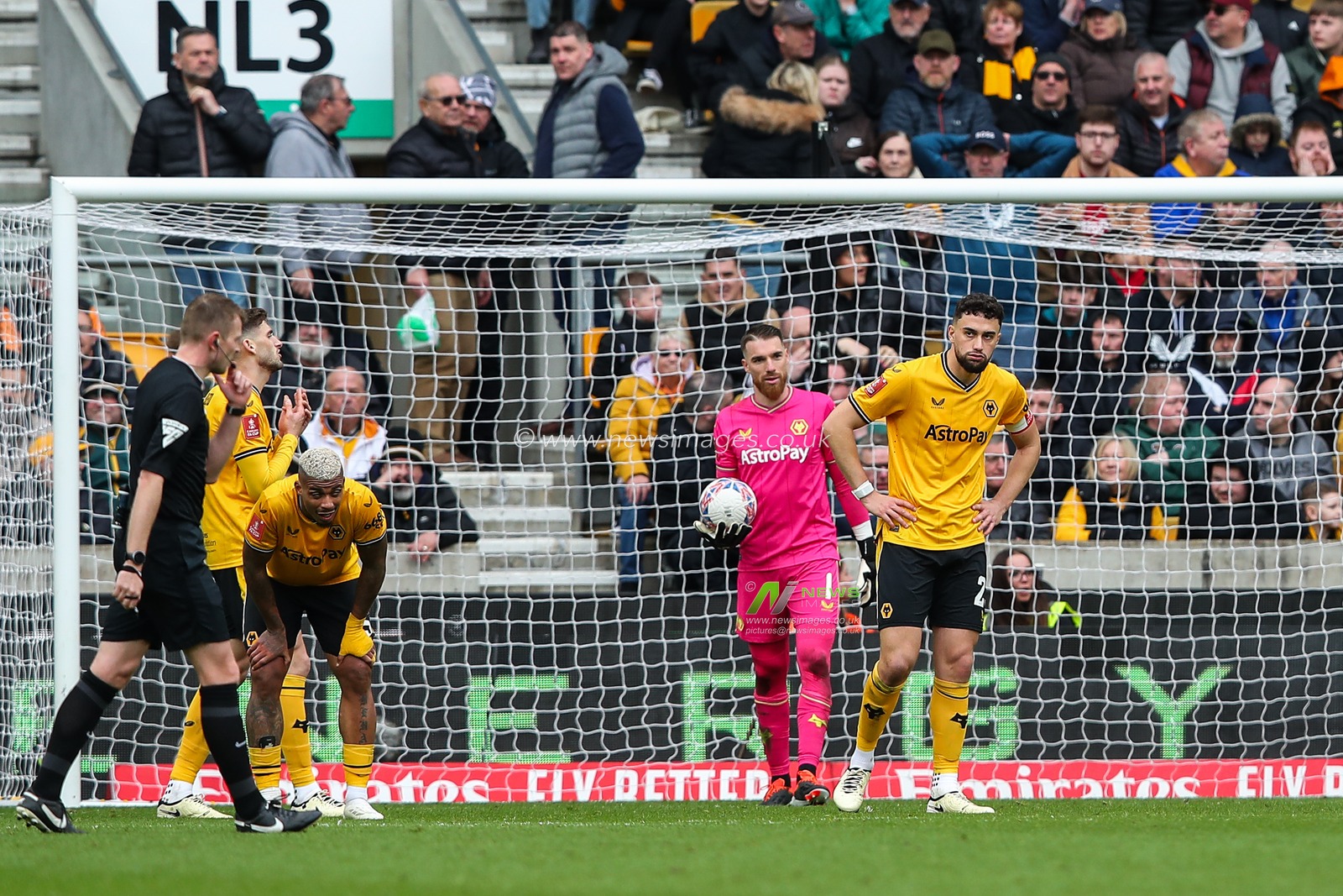 Max Kilman of Wolverhampton Wanderers reacts to conceding a goal during the Emirates FA Cup Quarter- Final match Wolverhampton Wanderers vs Coventry City at Molineux, Wolverhampton, United Kingdom, 16th March 2024

(Photo by Gareth Evans/News Images)