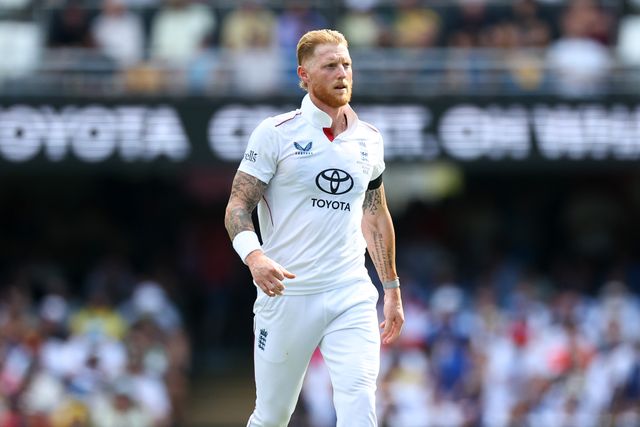 Ben Stokes of England  looks on during the NRMA Insurance Ashes Second Test Day 2 Australia vs England at The Gabba, Brisbane Cricket Ground, Brisbane, Australia, 5th December 2025

(Photo by Pat Hoelscher/News Images)

*** GER AUT SUI OUT ***