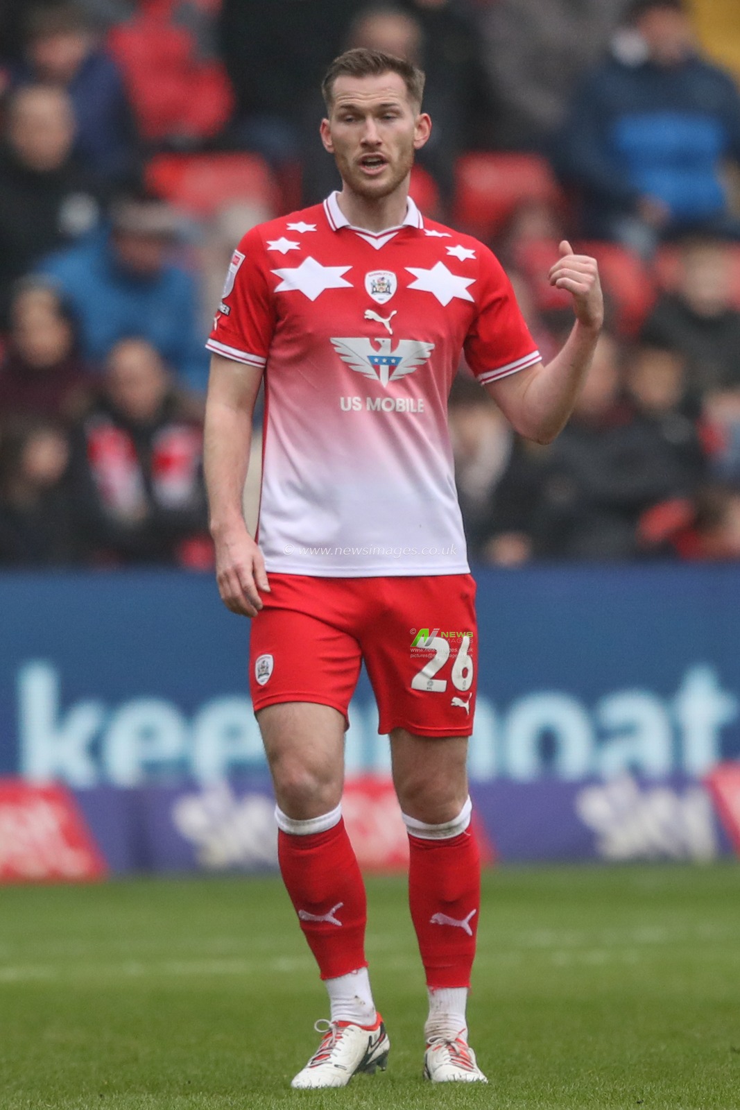 Jamie McCart of Barnsley during the Sky Bet League 1 match Barnsley vs Lincoln City at Oakwell, Barnsley, United Kingdom, 9th March 2024

(Photo by Alfie Cosgrove/News Images)