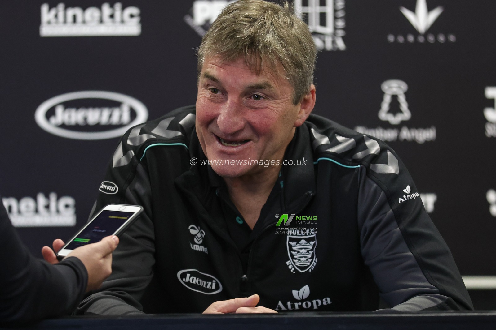 Tony Smith Head Coach of Hull FC speaks in the post match press conference during the Betfred Super League Round 21 match Hull FC vs Wakefield Trinity at MKM Stadium, Hull, United Kingdom, 6th August 2023

(Photo by Mark Cosgrove/News Images)