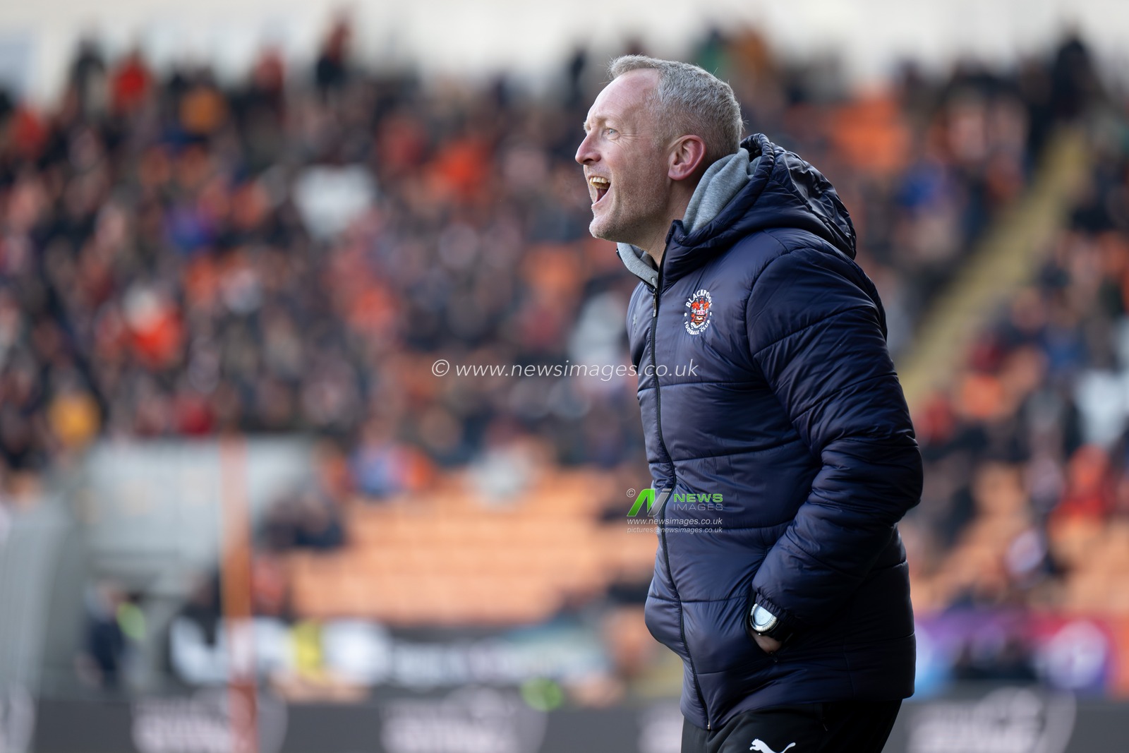 Neil Critchley manager of Blackpool during the Sky Bet League 1 match Blackpool vs Portsmouth at Bloomfield Road, Blackpool, United Kingdom, 9th March 2024

(Photo by Ashley Crowden/News Images)