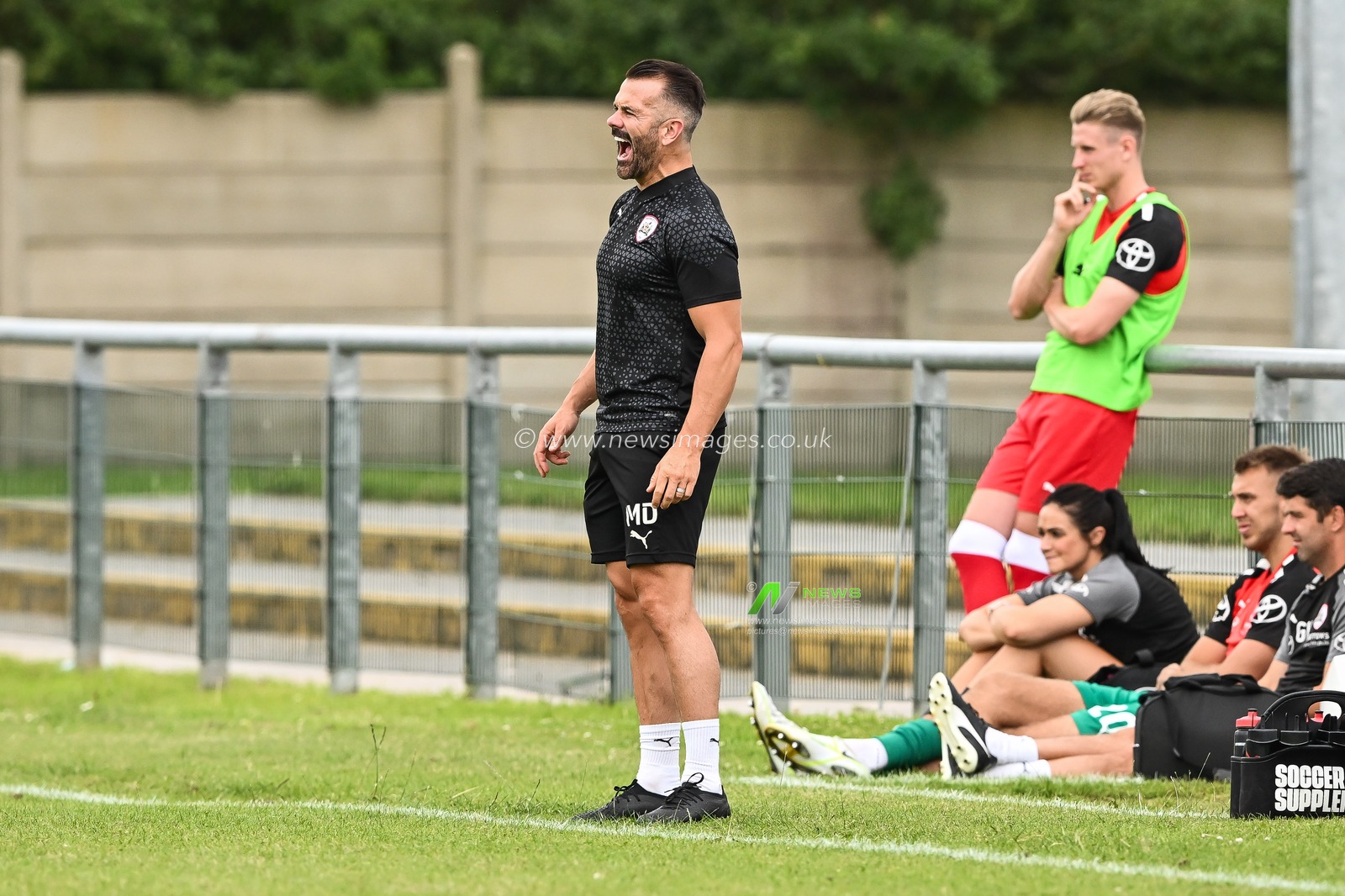 Pre-season friendly match AFC Fylde vs Barnsley at Mill Farm, Fylde, United Kingdom, 8th July 2023

(Photo by Craig Thomas/News Images)