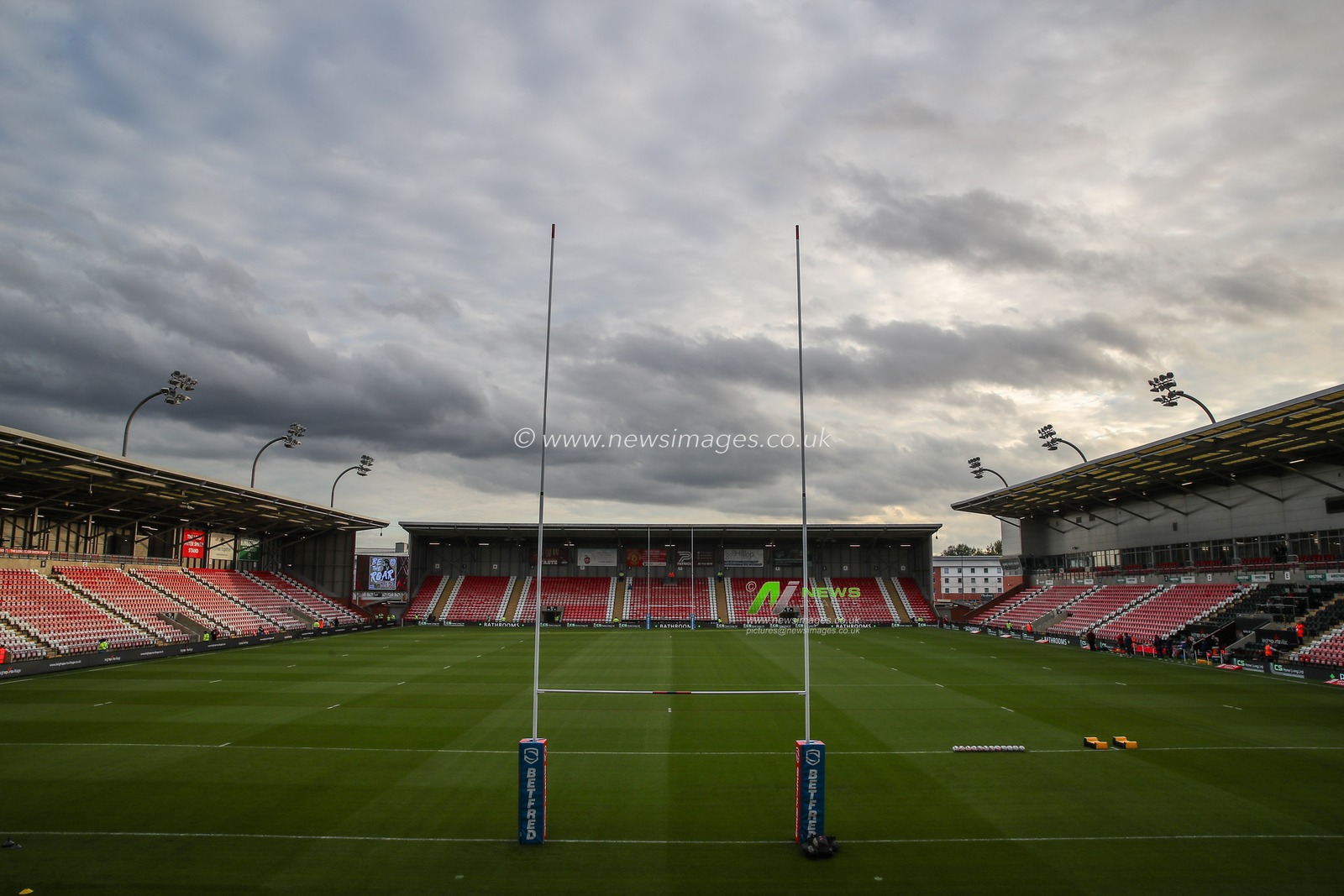 A general view inside of Leigh Sports Village, home of Leigh Leopards ahead of the Betfred Super League Round 26 match Leigh Leopards vs Hull KR at Leigh Sports Village, Leigh, United Kingdom, 13th September 2024

(Photo by Gareth Evans/News Images)