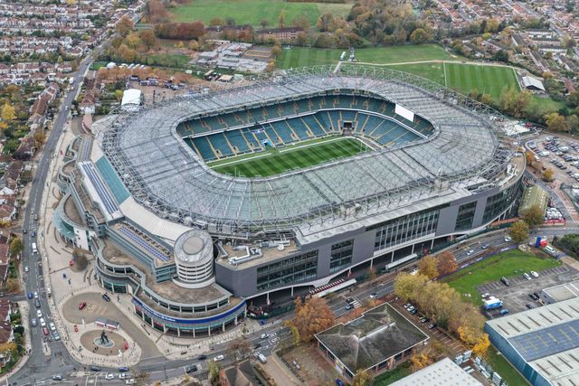 A general aerial view of The Allianz Stadium ahead of the Quilter Nations Series 2025 match England vs Fiji at Allianz Stadium, Twickenham, United Kingdom, 8th November 2025

(Photo by Mark Cosgrove/News Images)

*** GER AUT SUI OUT ***