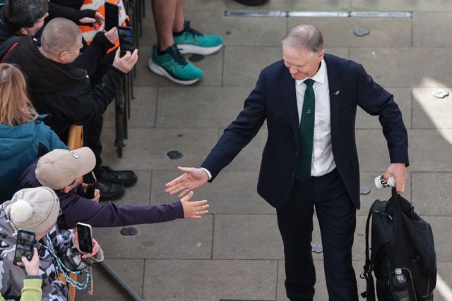 Joe Schmidt head coach of Australia arrives during the Quilter Nations Series 2025 match England vs Australia at Allianz Stadium, Twickenham, United Kingdom, 1st November 2025

(Photo by Mark Cosgrove/News Images)

*** GER AUT SUI OUT ***