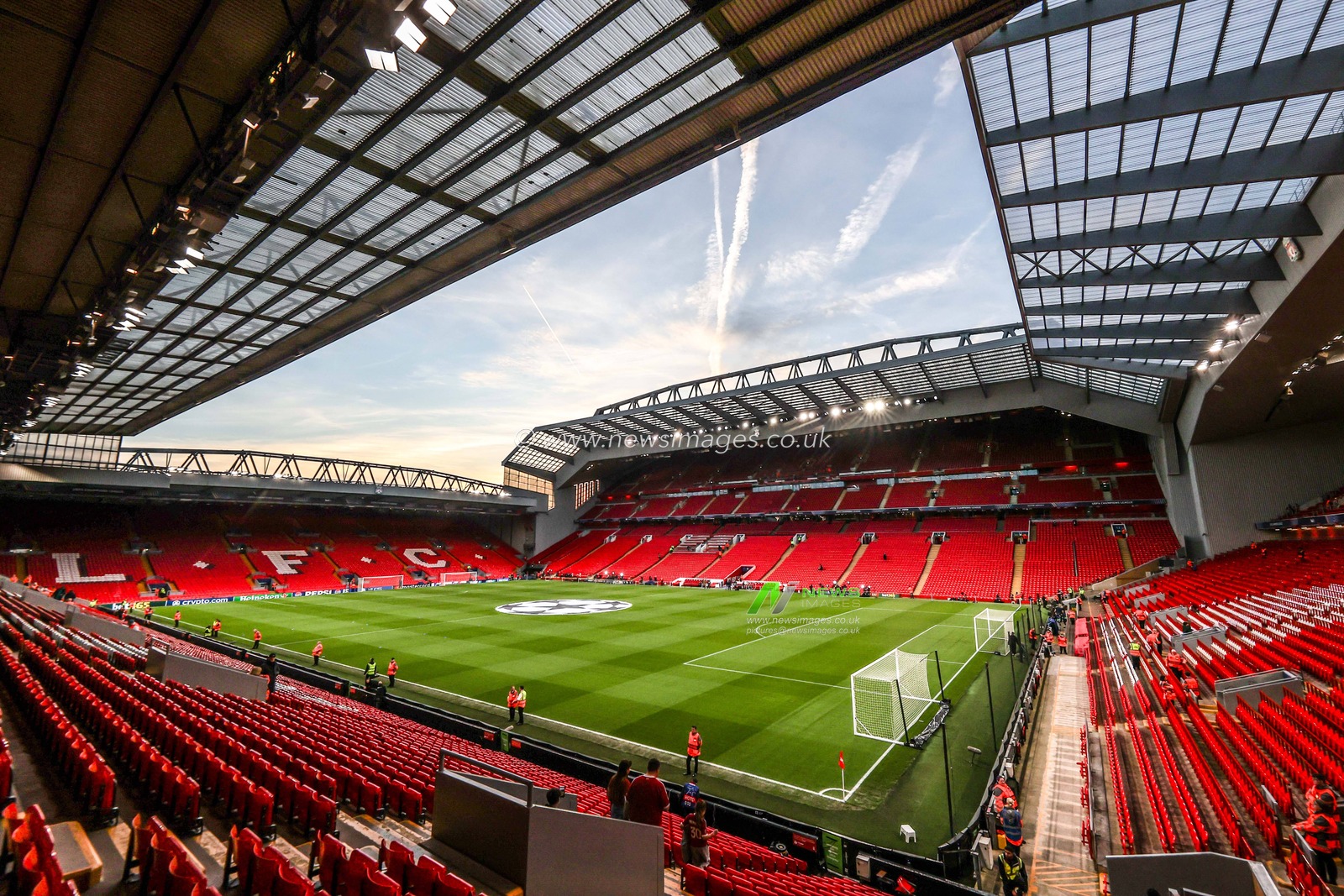 A general view of Anfield ahead of the UEFA Champions League last 16 second leg match Liverpool vs Galatasaray at Anfield, Liverpool, United Kingdom on 18 March 2026

(Photo by Alfie Cosgrove/News Images)