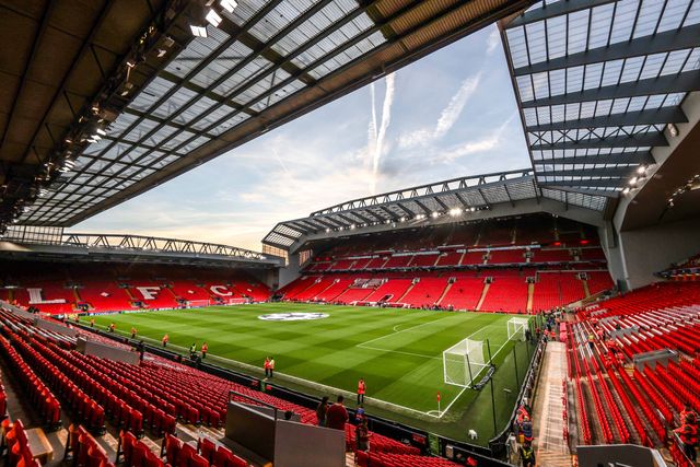 A general view of Anfield ahead of the UEFA Champions League last 16 second leg match Liverpool vs Galatasaray at Anfield, Liverpool, United Kingdom on 18 March 2026

(Photo by Alfie Cosgrove/News Images)