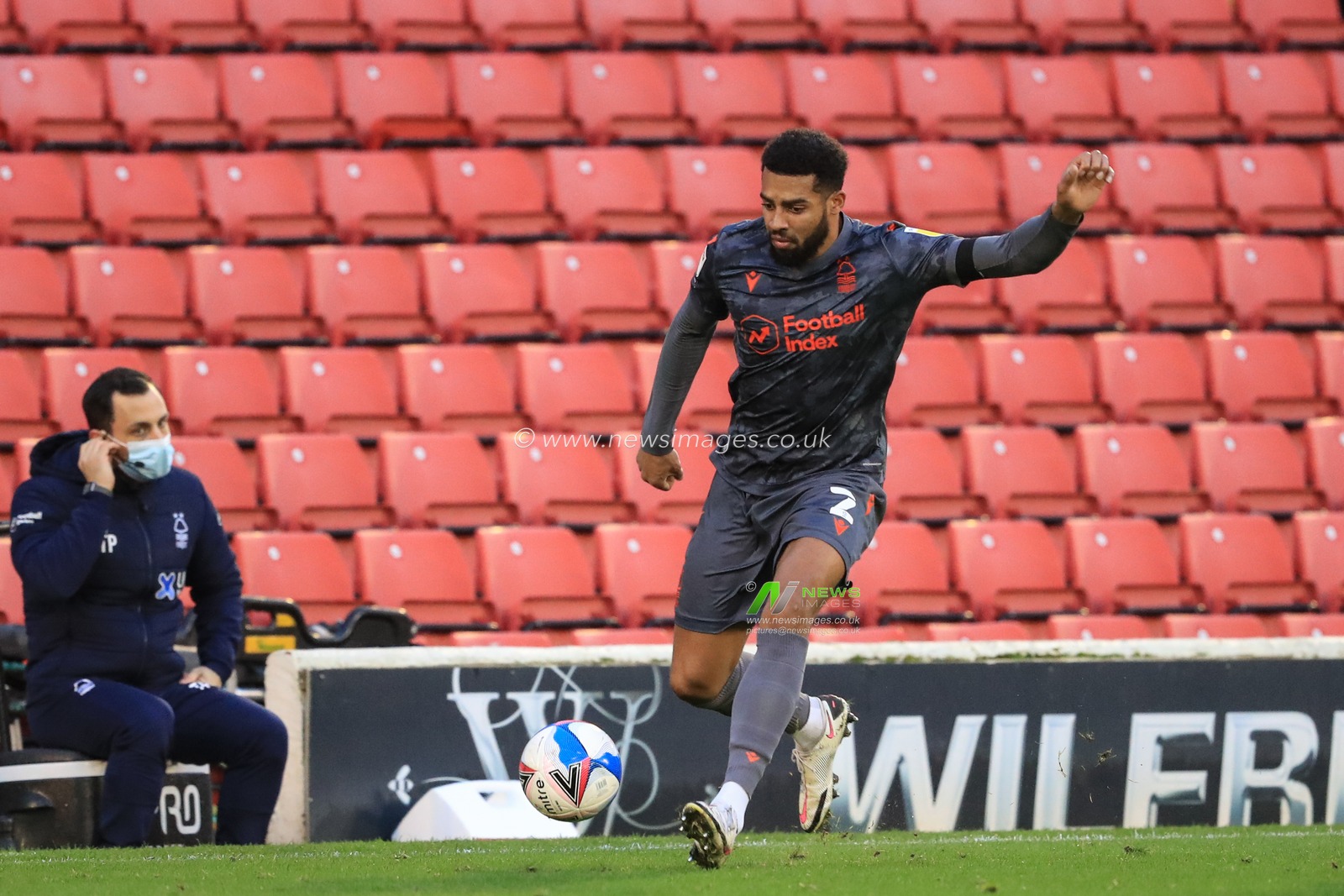 Cyrus Christie #2 of Nottingham Forest in action during the game
