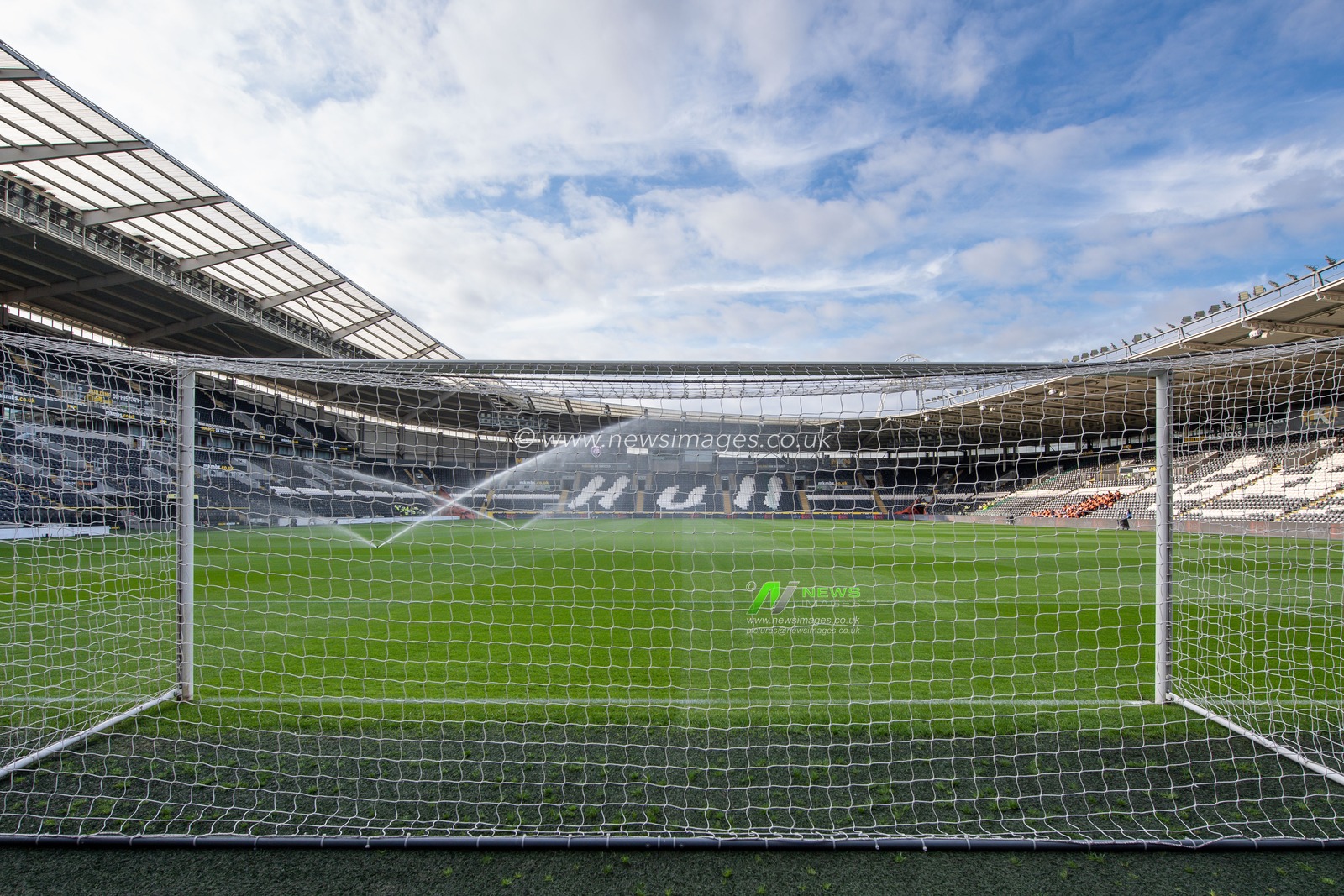 General view of the MKM Stadium, before  the Sky Bet Championship match Hull City vs Stoke City at MKM Stadium, Hull, United Kingdom, 13th September 2022

(Photo by Craig Thomas/News Images)
