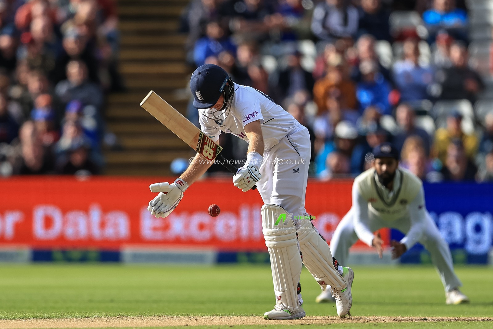 India review Joe Root of England after a shout for LBW, Not out