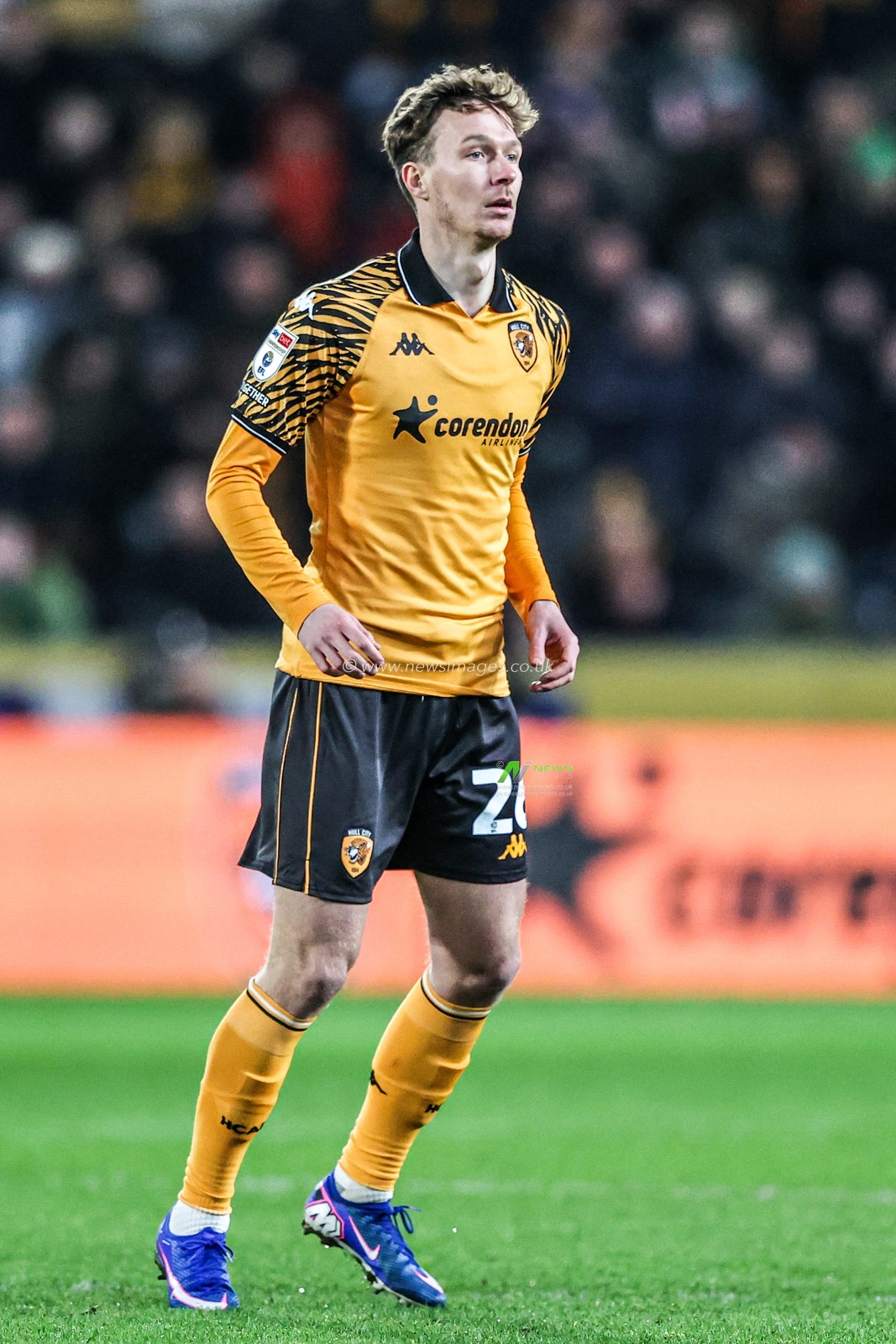 Kieran Dowell of Hull City during the Sky Bet Championship match Hull City vs Swansea City at MKM Stadium, Hull, United Kingdom on 24 January 2026

(Photo by Alfie Cosgrove/News Images)