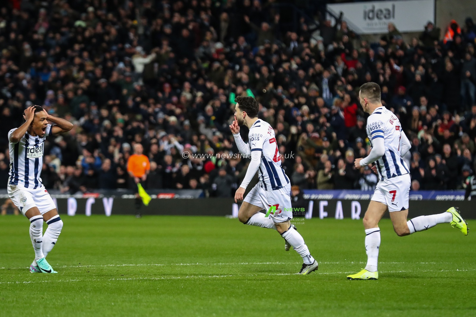 Mikey Johnston of West Bromwich Albion celebrates his goal to make it 1-0 during the Sky Bet Championship match West Bromwich Albion vs Coventry City at The Hawthorns, West Bromwich, United Kingdom, 1st March 2024

(Photo by Gareth Evans/News Images)