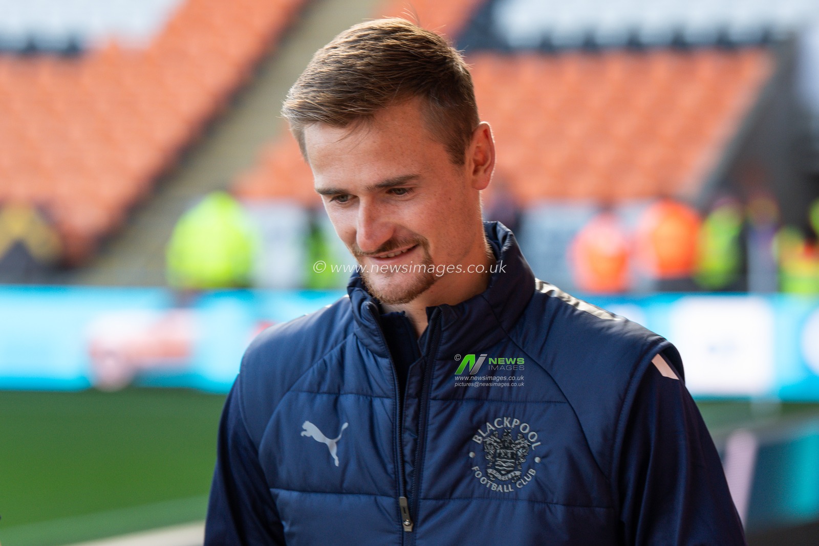 Callum Connolly #2 of Blackpool arrives ahead of the Sky Bet Championship match Blackpool vs Watford at Bloomfield Road, Blackpool, United Kingdom, 8th October 2022

(Photo by Craig Thomas/News Images)