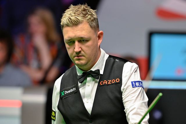Kyren Wilson, during the Cazoo World Championships 2024 Final at Crucible Theatre, Sheffield, United Kingdom, 5th May 2024

(Photo by Cody Froggatt/News Images)