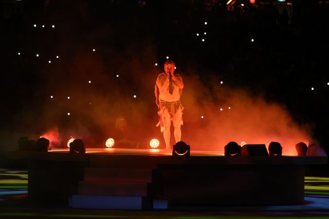 The pre-match show during the FIFA Women's World Cup 2023 Final match Spain Women vs England Women at Stadium Australia, Sydney, Australia, 20th August 2023

(Photo by Patrick Hoelscher/News Images)