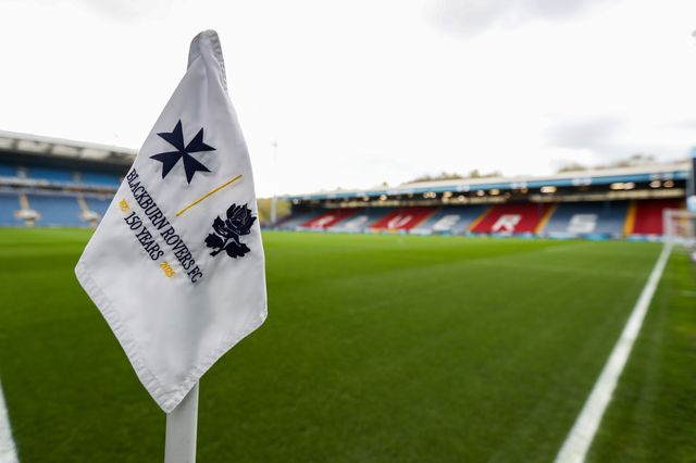 Blackburn Rovers corner flag at Ewood Park ahead of the Sky Bet Championship match Blackburn Rovers vs Coventry City at Ewood Park, Blackburn, United Kingdom on 17 April 2026

(Photo by Jorge Horsted/News Images)