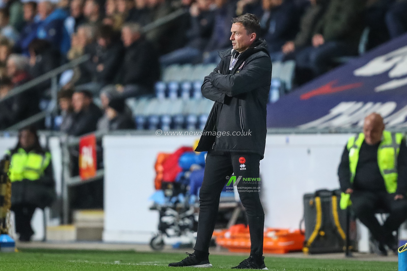 Paul Heckingbottom manager of Sheffield United during the Sky Bet Championship match Coventry City vs Sheffield United at Coventry Building Society Arena, Coventry, United Kingdom, 19th October 2022

(Photo by Gareth Evans/News Images)