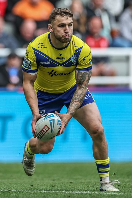 Sam Powell of Warrington Wolves during the Betfred Magic Weekend 2025 match Wigan Warriors vs Warrington Wolves at St. James's Park, Newcastle, United Kingdom, 4th May 2025

(Photo by Mark Cosgrove/News Images)