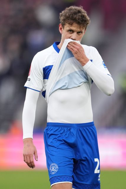 Nicolas Madsen of Queens Park Rangers during the Emirates FA Cup Third Round match West Ham United vs Queens Park Rangers at London Stadium, London, United Kingdom, 11th January 2026

(Photo by Harvey Murphy/News Images)
