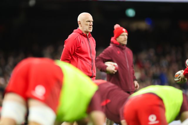 Wales Head Coach Steve Tandy during the Guinness Six Nations match Wales vs France at Principality Stadium, Cardiff, United Kingdom, 15th February 2026

(Photo by Andrew Lewis/News Images)