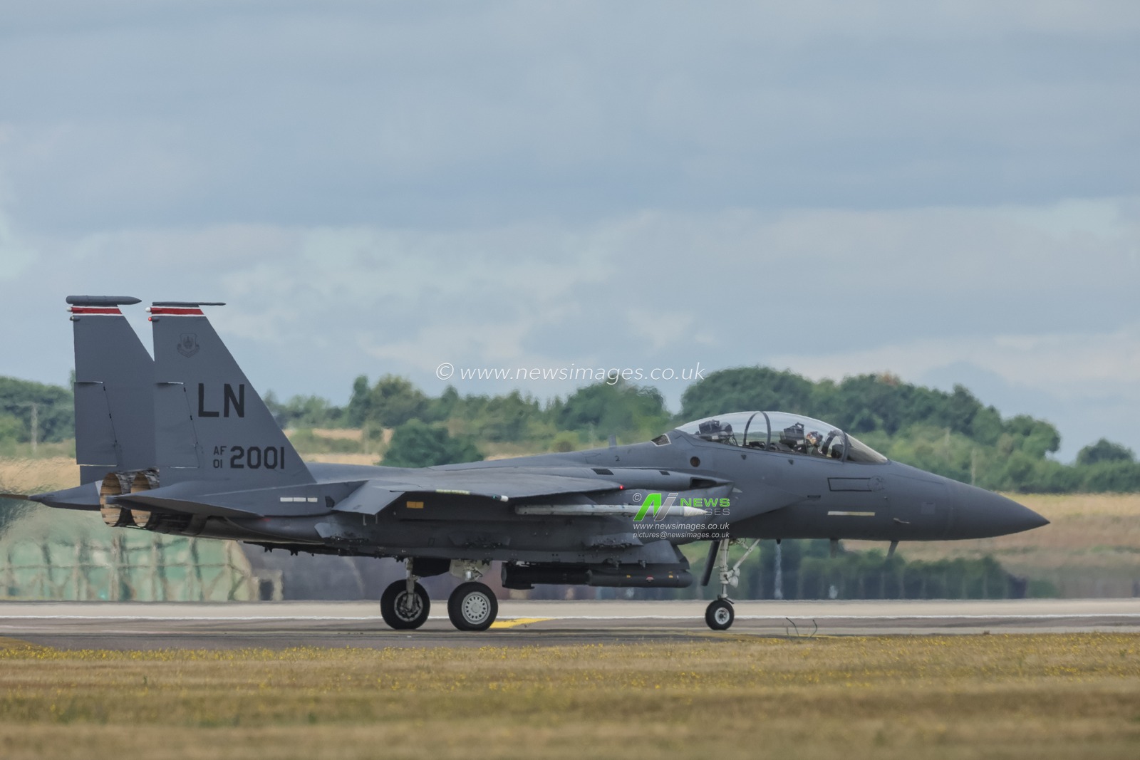 United States Air Force McDonnell Douglas, F-15 Eagle take off and land at RAF Lakenheath, Lakenheath, United Kingdom, 26th June 2025

(Photo by Mark Cosgrove/News Images)