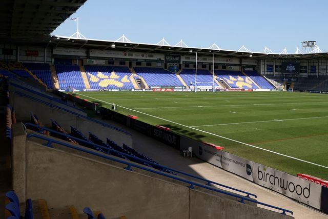 A general view of the Halliwell Jones Stadium during the Betfred Super League round 16 match Warrington Wolves vs Catalans Dragons at The Halliwell Jones Stadium, Warrington, United Kingdom on 25 June 2026

(Photo by Alfie Cosgrove/News Images)