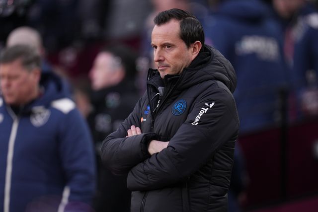 Julien Stephan manager of Queens Park Rangers during the Emirates FA Cup Third Round match West Ham United vs Queens Park Rangers at London Stadium, London, United Kingdom, 11th January 2026

(Photo by Harvey Murphy/News Images)