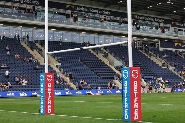 A general view of The AMT Headingley Stadium during the Betfred Super League round 12 match Leeds Rhinos vs Huddersfield Giants at AMT Headingley Stadium, Leeds, United Kingdom on 22 May 2026

(Photo by Mark Cosgrove/News Images)