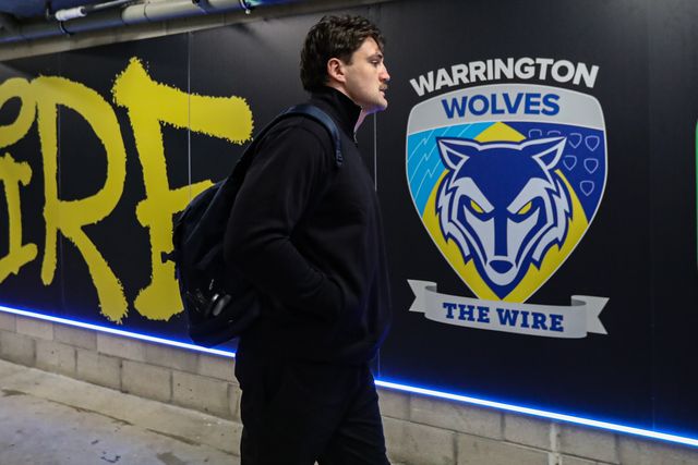 Jordy Crowther of Warrington Wolves arrives at stadium during the Betfred Super League Round 1 match Warrington Wolves vs St Helens at The Halliwell Jones Stadium, Warrington, United Kingdom on 13 February 2026

(Photo by Jorge Horsted/News Images)
