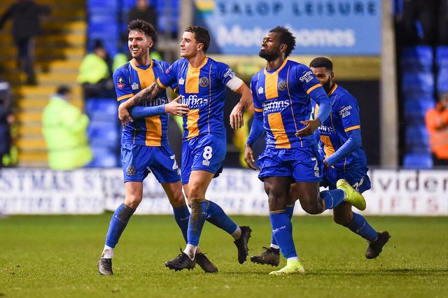 Emirates FA Cup Shrewsbury Town v Bristol City