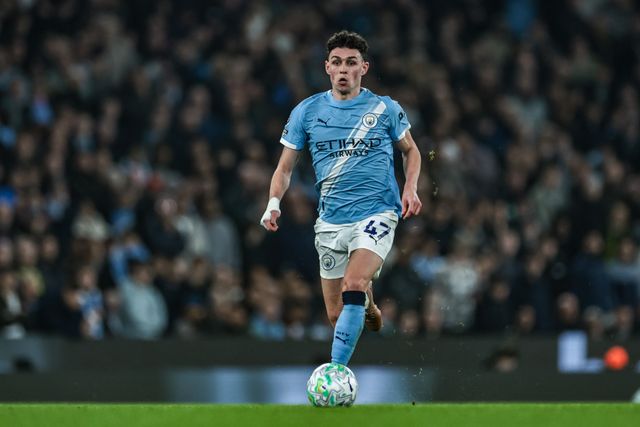 Phil Foden of Manchester City during the Premier League match Manchester City vs Nottingham Forest at Etihad Stadium, Manchester, United Kingdom on 04 March 2026

(Photo by Mark Cosgrove/News Images)