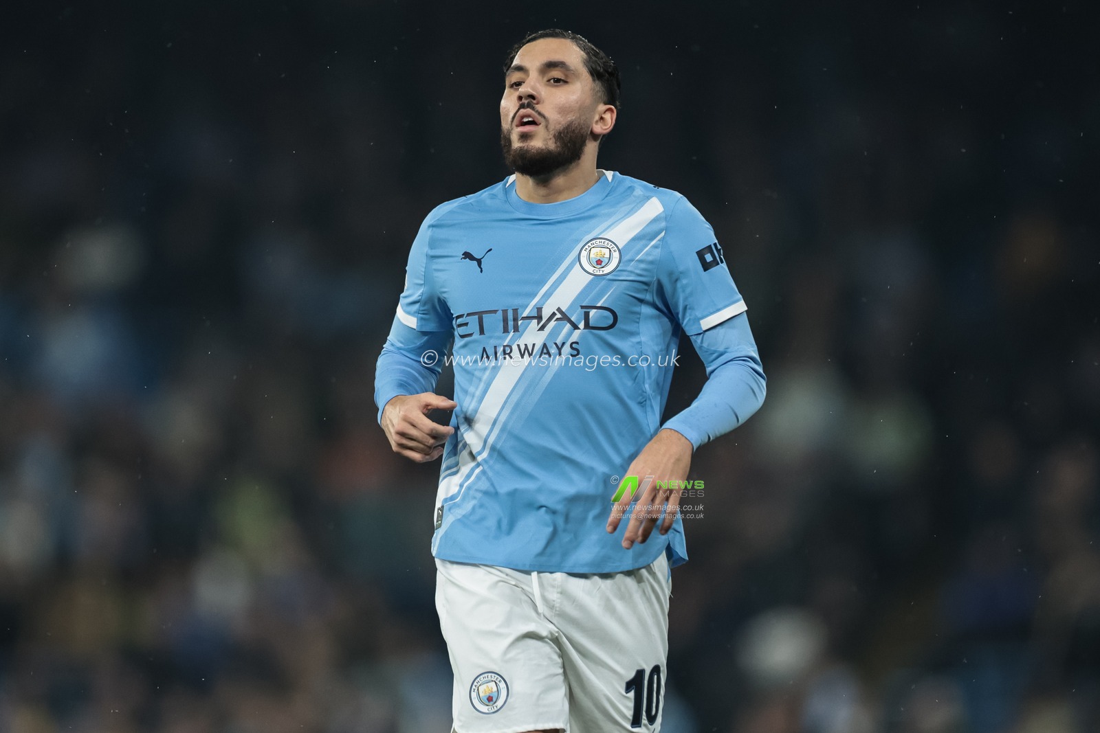 Rayan Cherki of Manchester City during the UEFA Champions League Matchday 4 of 8 Manchester City vs Borussia Dortmund at the City of Manchester Stadium, Manchester, United Kingdom, 5th November 2025

(Photo by Mark Cosgrove/News Images)

*** GER AUT SUI OUT ***