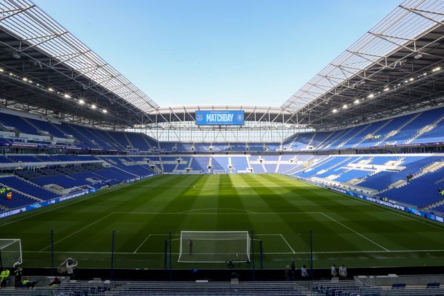 General view of Hill Dickinson Stadium ahead of the Premier League match Everton vs Chelsea at Hill Dickinson Stadium, Liverpool, United Kingdom on 21 March 2026

(Photo by Jorge Horsted/News Images)
