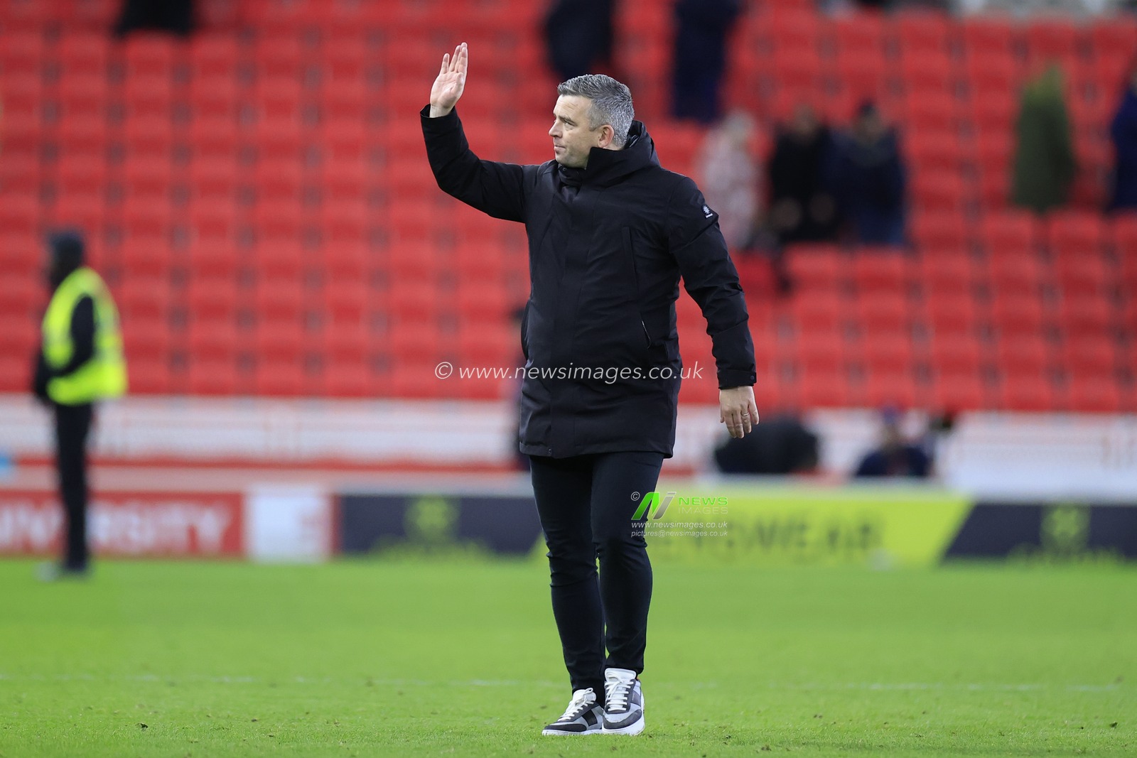Steven Schumacher the Stoke City manager at the end of the Sky Bet Championship match Stoke City vs Millwall at Bet365 Stadium, Stoke-on-Trent, United Kingdom, 23rd December 2023

(Photo by Conor Molloy/News Images)