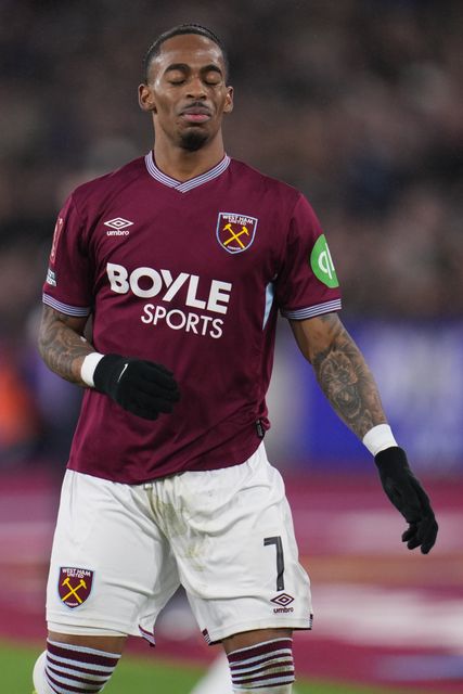 Crysencio Summerville of West Ham United during the Emirates FA Cup Third Round match West Ham United vs Queens Park Rangers at London Stadium, London, United Kingdom, 11th January 2026

(Photo by Harvey Murphy/News Images)