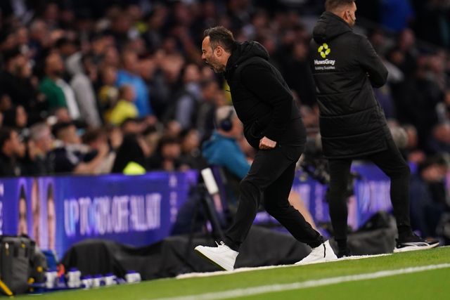 Roberto De Zerbi manager of Tottenham Hotspur after missed opportunity during the Premier League match Tottenham Hotspur vs Leeds United at Tottenham Hotspur Stadium, London, United Kingdom on 11 May 2026

(Photo by Harvey Murphy/News Images)