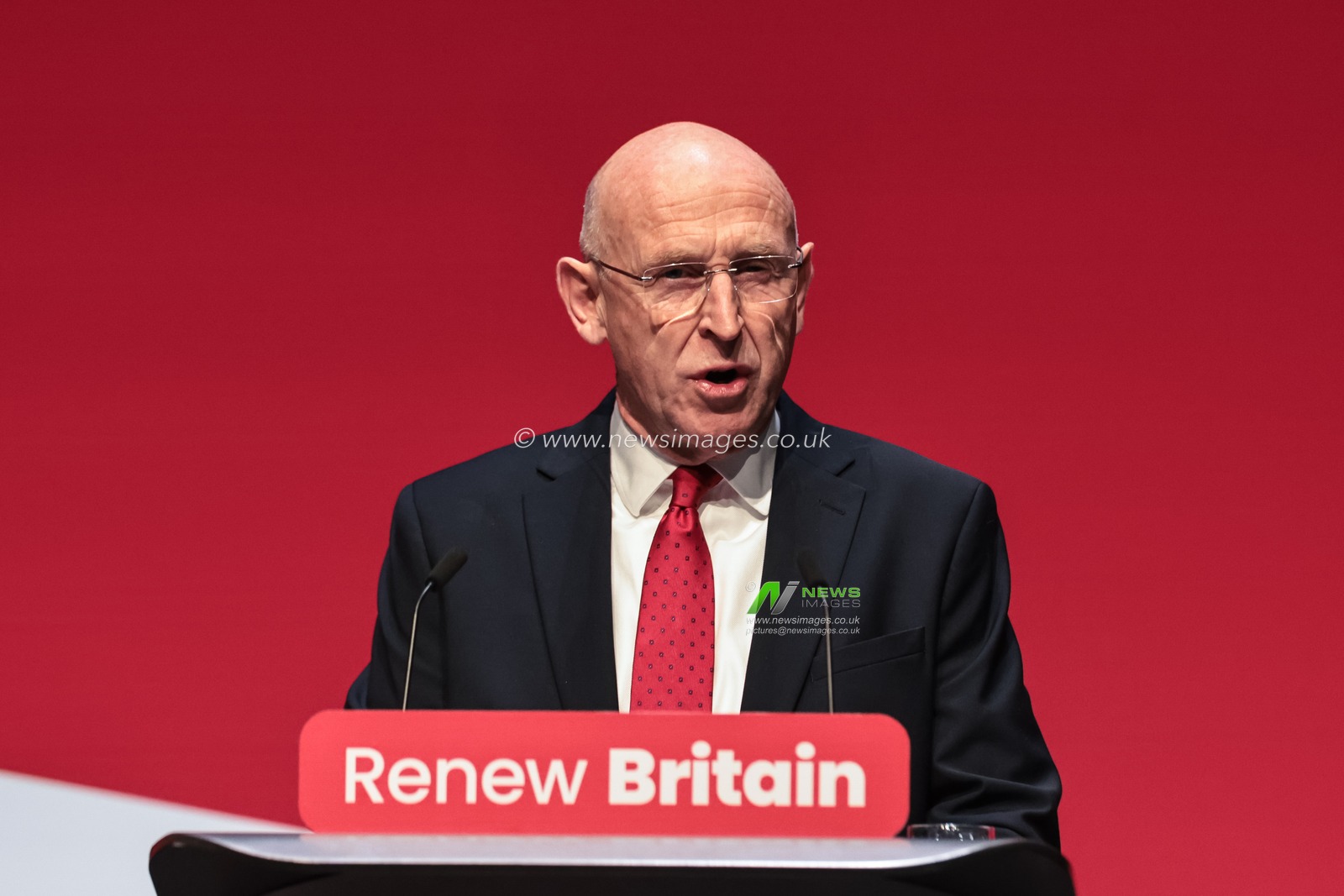 John Healey MP, Defence Secretary addresses Conference during the labour Party Annual Conference 2025 Day 2 at The ACC, Liverpool, United Kingdom, 29th September 2025

(Photo by Mark Cosgrove/News Images)