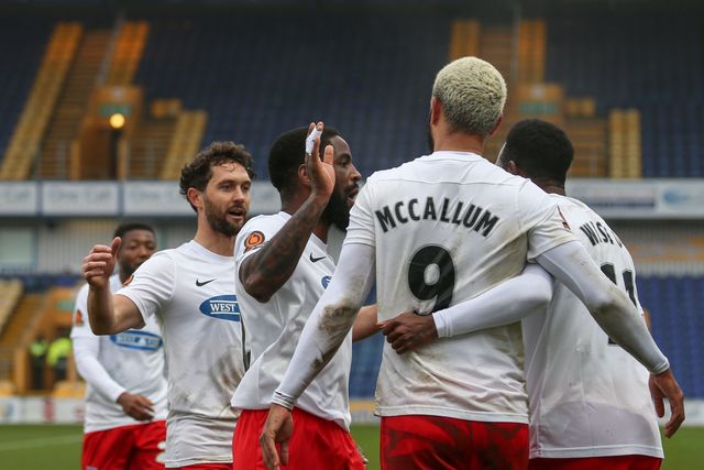 Emirates FA Cup 2nd Round Mansfield Town v Dagenham and Redbridge