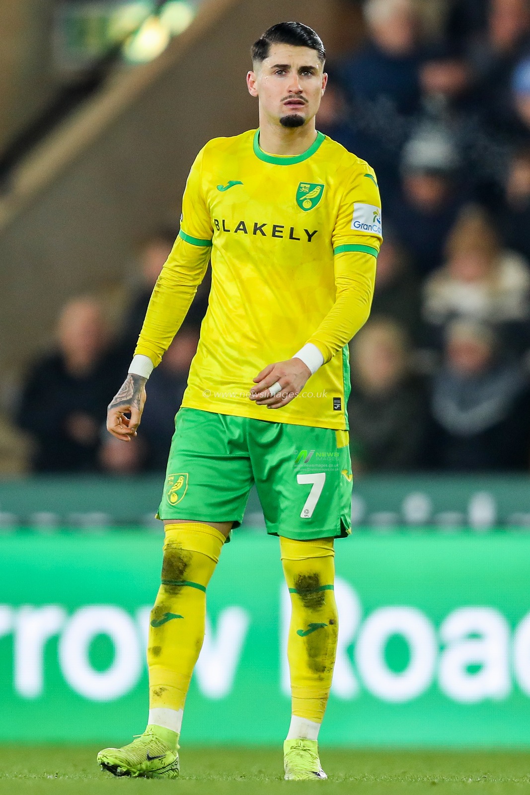 Borja Sainz of Norwich City looks on during the Sky Bet Championship match Norwich City vs Plymouth Argyle at Carrow Road, Norwich, United Kingdom, 26th November 2024

(Photo by Izzy Poles/News Images)